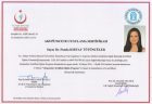 Uzm. Dr. Funda Kırtay Tütüncüler Geleneksel ve Tamamlayıcı Tıp sertifikası