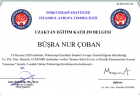 Uzman Aile Danışmanı Büşra Nur Çoban Aile Danışmanı sertifikası