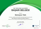 Dyt. Sümeyra Tatlı Diyetisyen sertifikası
