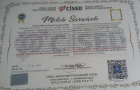 Uzm. Kl. Psk. Melek Sarıçiçek Psikoloji sertifikası