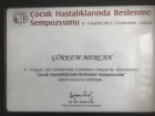 Dyt. Görkem Mercan Diyetisyen sertifikası