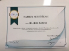 Dr. Pelin Taşkıran Medikal Estetik Tıp Doktoru sertifikası