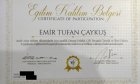 Dr. Emir Tufan Çaykuş Psikoloji sertifikası