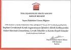 Uzm. Dr. Dt. Cansu Bilginer Kılıç Diş Hekimi sertifikası