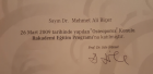 Uzm. Dr. Mehmet Ali Biçer Fiziksel Tıp ve Rehabilitasyon sertifikası