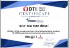 Dr. Hilal Yıldız Yüksel Diş Hekimi sertifikası