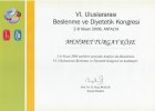 Uzm. Dyt. Turgay Köse Diyetisyen sertifikası