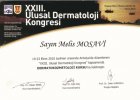 Uzm. Dr. Melis Mosavi Dermatoloji sertifikası
