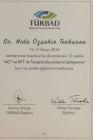Uzm. Psk. Nida Özşahin Terkuran Psikoloji sertifikası