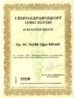 Op. Dr. Tevfik Uğur Sipahi Kadın Hastalıkları ve Doğum sertifikası