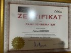 Dr. Fatma Özdemir Aile Danışmanı sertifikası