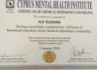 Uzm. Kl. Psk. Elif Özdemir Psikoloji sertifikası