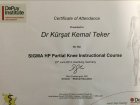 Op. Dr. Kürşat Teker Ortopedi ve Travmatoloji sertifikası