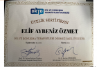 Uzman Dil ve Konuşma Terapisti Elif Aybeniz Özmet Dil Konuşma Bozuklukları sertifikası