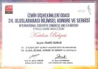 Dt. Fahri Doruk Diş Hekimi sertifikası