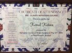 Op. Dr. Kemal Karaca Plastik Rekonstrüktif ve Estetik Cerrahi sertifikası