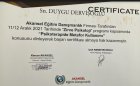 Uzm. Kl. Psk. Duygu Dervişoğlu Psikoloji sertifikası