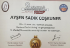 Uzm. Dr. Ayşen Sağdıç Coşkuner Dermatoloji sertifikası