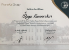 Uzm. Dyt. Özge Karaarslan Diyetisyen sertifikası