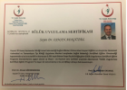 Uzm. Dr. Osman Adıgüzel Fiziksel Tıp ve Rehabilitasyon sertifikası