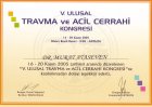 Op. Dr. Murat Ataseven Plastik Rekonstrüktif ve Estetik Cerrahi sertifikası