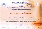 Op. Dr. Tevfik Uğur Sipahi Kadın Hastalıkları ve Doğum sertifikası
