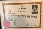 Op. Dr. Fatma Horasan Kadın Hastalıkları ve Doğum sertifikası