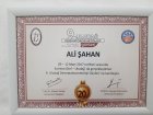 Uzm. Dr. Ali Şahan Dermatoloji sertifikası