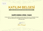 Psk. Saniye Berra Güzel Yaşar Psikoloji sertifikası