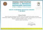 Doç. Dr. Hasan Erdem Genel Cerrahi sertifikası