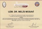 Uzm. Dr. Melis Mosavi Dermatoloji sertifikası