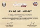 Uzm. Dr. Melis Mosavi Dermatoloji sertifikası
