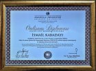 Dyt. İsmail Kabadayı Diyetisyen sertifikası