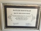 Uzm. Dr. Hatice Alkan Akdağ Psikiyatri sertifikası