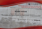 Dyt. Büşra Boyacı Diyetisyen sertifikası