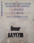 Prof. Dr. Ömer Bayezid Kalp Damar Cerrahisi sertifikası