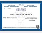 Klinik Psikolog  Reyhan Uludağ Akbuğa Klinik Psikolog sertifikası