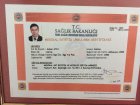 Dr. Adnan Atlı Medikal Estetik Tıp Doktoru sertifikası