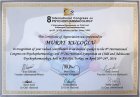 Prof. Dr. Murat Kuloğlu Psikiyatri sertifikası