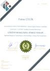 Uzm. Kl. Psk. Fatma Çelik Psikoloji sertifikası