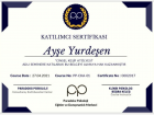 Psk. Ayşe Yurdeşen Psikoloji sertifikası