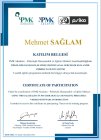 Psk. Dan. Mehmet Sağlam Psikolojik Danışman sertifikası