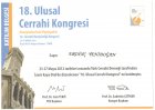 Doç. Dr. Erdinç Yenidoğan Genel Cerrahi sertifikası