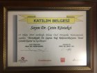 Op. Dr. Çetin Köstekci Ortopedi ve Travmatoloji sertifikası