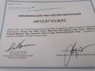 Uzm. Dr. Nevzat Yılmaz Çocuk ve Ergen Psikiyatristi sertifikası