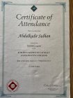 Op. Dr. Abdulkadir Sulhan Göz Hastalıkları sertifikası