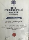 Uzm. Dr. Serap Latif Raif Fiziksel Tıp ve Rehabilitasyon sertifikası