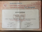 Prof. Dr. Hayati Özkan Kalp Damar Cerrahisi sertifikası