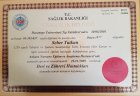Uzm. Dr. Seher Tutkun Dermatoloji sertifikası