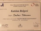 Dil ve Konuşma Terapisti Seher Sönmez Dil Konuşma Bozuklukları sertifikası
